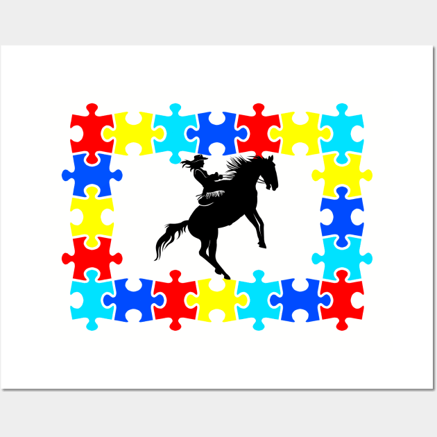 Autism Day horse Wall Art by teespra